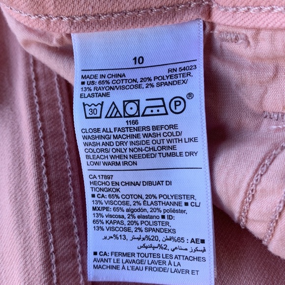 Old Navy Sz 10 Pink Rockstar Skinny Jeans - Picture 4 of 5